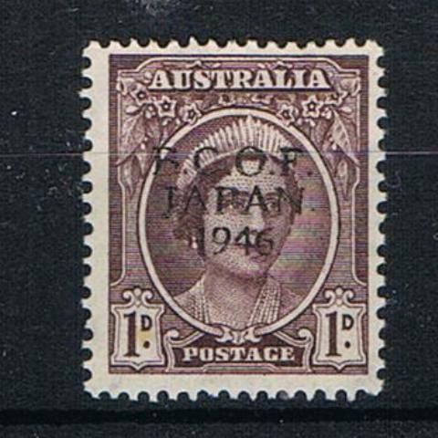 Image of Australia-B.C.O.F SG J2var UMM British Commonwealth Stamp
